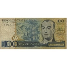 100 крузадо 1987 г. Бразилия