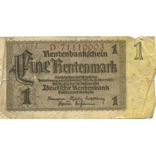 1 марка 1937 г. Германия