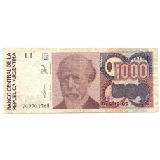 1000 аустралей 1988 г. Аргентина